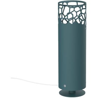 Lumicom Organic Lampada da terra, 1X E27, max 42W, metallo, blu, H.30cm - Lumicom