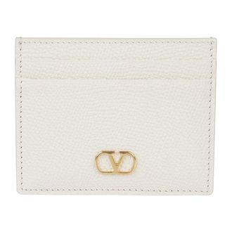 Valentino Garavani Wallets & Cardholders, female, Beige, Size: ONE SIZE VLogo Signature Card Holder