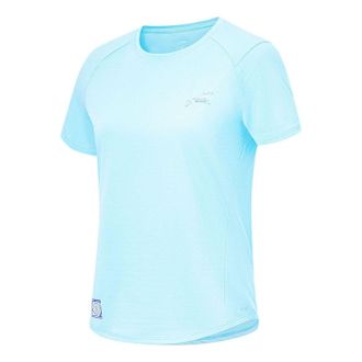 Li-Ning (WMNS) Li-Ning Athletic Standard Fit Crew Neck T-Shirt Light Blue ATST520-4