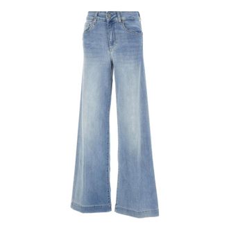 Liu Jo Wide Jeans, female, Blue, Size: W32 Wide Jeans