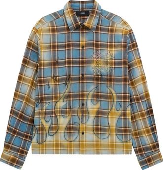 Amiri Hombre, Camisas, Azul, Talla: XL