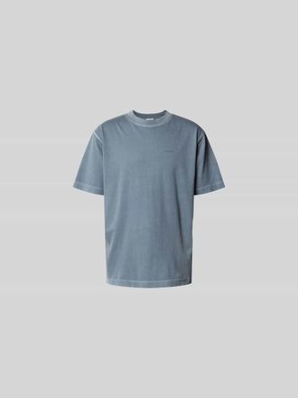 Closed Closed Regular Fit T-Shirt aus reiner Baumwolle in Mittelgrau, Gr&ouml;&szlig;e XL