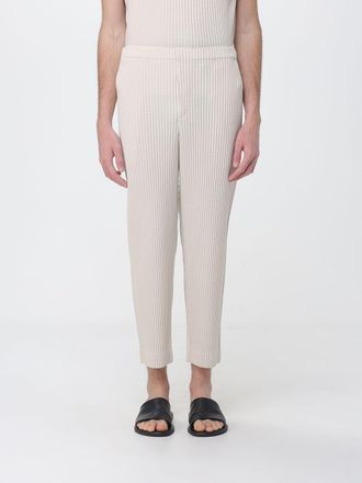 Homme Pliss&eacute; Issey Miyake Pantaloni Homme Plisse Issey Miyake in cr&ecirc;pe plissettato