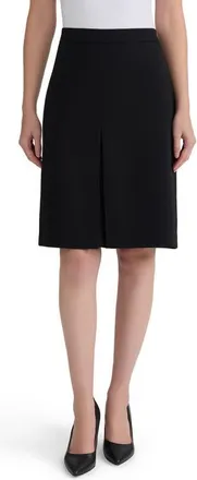 Kasper Inverted Pleat Skirt in Black at Nordstrom, Size 10
