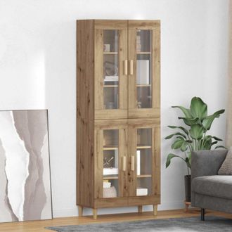 vidaXL vidaXL Credenza Rovere artigianale 69,5 x 34 x 180 cm