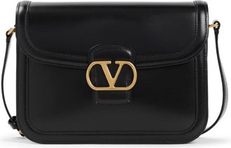 Valentino Garavani 9To 5 Schoudertas - Dames - Schoudertassen - Zwart - ONE Size - Leer - Tassen