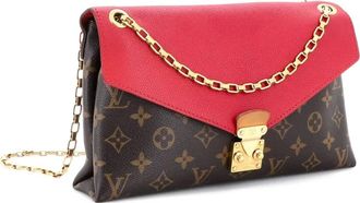 Louis Vuitton Pallas Chain Monogram Canvas and Calfskin shoulder bag - Bruin