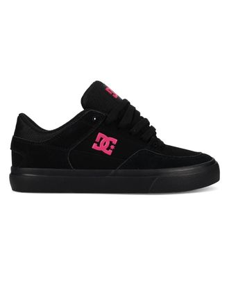 DC Sneaker DC SHOES Onyx, Damen, Gr. 9(40,5), schwarz, schwarz, pink, Obermaterial:89, 4% Leder, 1, 8% Synthetik, 8, 8% Microfaser;, Schuhe Sneaker