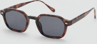 Mango Occhiali da sole bicolore marrone - Uomo - Taglia unica - MANGO MAN