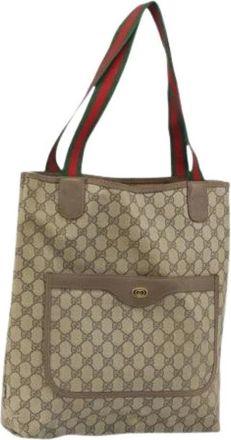Gucci Pre-owned Tote Bags, female, Beige, Size: ONE SIZE Pre-owned Tote Bag