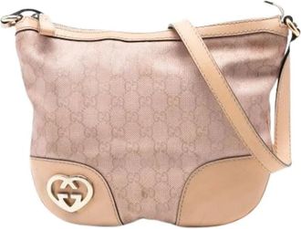 Gucci Pre-owned Shoulder Bags, female, Brown, Size: ONE SIZE Pre-owned The Lovely Crossbody Bag