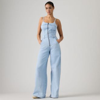 Levi's Bustier Jumpsuit - Womens - XS - Blue