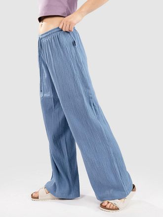 Blue Tomato Long Linen Hose blau