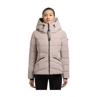 Khujo Dames, Jassen, Beige, Maat: S