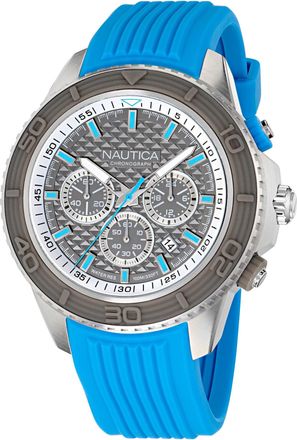 Nautica Nautica One Chronograph Watch With Silicone Strap