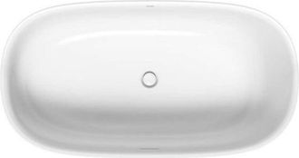 Duravit Zencha Ba&ntilde;era Ovalada, Exenta, Revestimiento Sin Juntas, - Duravit