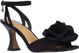 J. Rene&eacute; Pomeline Ankle Strap Sandal in Black at Nordstrom, Size 10.5