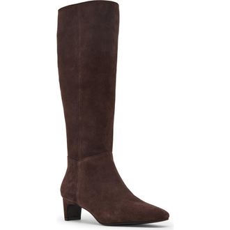 Blondo Stella Waterproof Knee High Boot in Java Suede at Nordstrom Rack, Size 5.5 Regular Calf