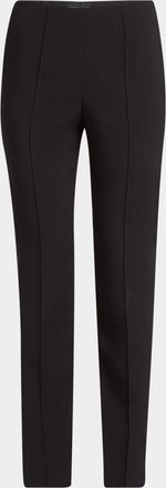 Giorgio Armani Pintuck Slim-Leg Cady Trousers