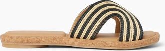 Reef Womens Willow Paisley Sandal In Black/white Textile