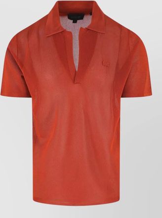 Lacoste straight fit polo collar short sleeve shirt