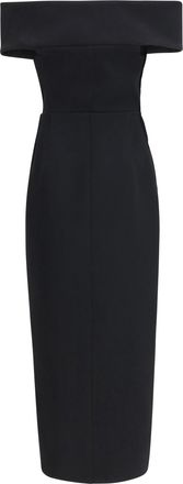 Khaite Womens Gene Dress Black Polyester