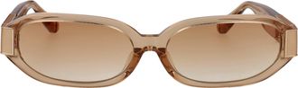 Linda Farrow Rectangular Sunglasses Lfl1545 C4 Sun 04