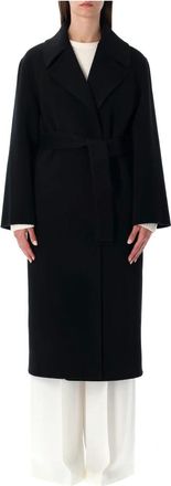 Alberta Ferretti Dames, Mantels, Zwart, Maat: 2XS