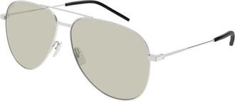 Saint Laurent unisex, Accessoires, Grijs, Maat: 59 MM