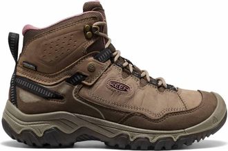 Keen Womens Targhee Iv Mid Wp Boot In Brindle/nostalgia Rose