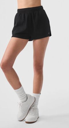 Alo | Low Key Sweat Short in Black, Size: Large