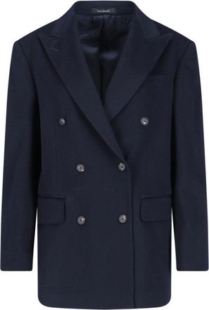 Tagliatore J Caris Cashmere Blazer - Navy Blue