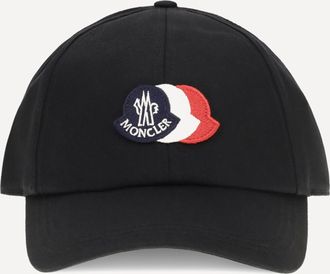 Moncler Cappello da Baseball con logo tricolore Man UNI