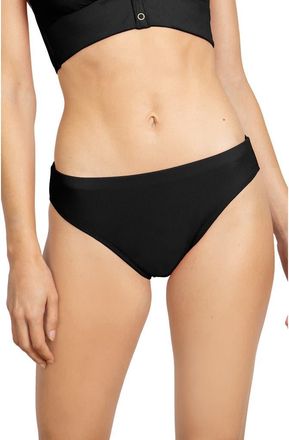 Robin Piccone Amy 2 Bikini Bottoms in Licorice at Nordstrom, Size X-Small
