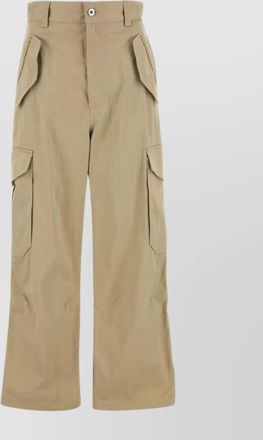 Bottega Veneta cotton blend cargo pant with belt loops