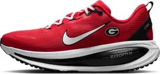 Nike Mens College Vomero 18 (Georgia) Road Running Shoes in Red | IQ6873-600