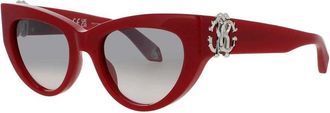 Roberto Cavalli Mens Grey Rectangular Sunglasses RCSRC017M9EZX