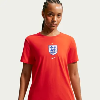 Nike England Nike Womens Soccer T-Shirt in Red | IH2239-600