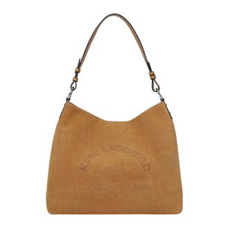Karl Lagerfeld K/Daily Hobo Bag - female - Karl Lagerfeld - Shoulder Bags - Brown - ONE SIZE - Bags