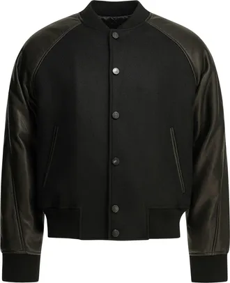 Givenchy wollen bomberjack met gespiegeld logo