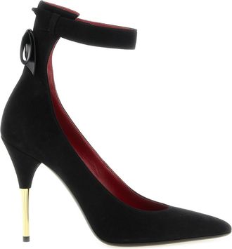 Valentino Garavani Black Leather Pumps
