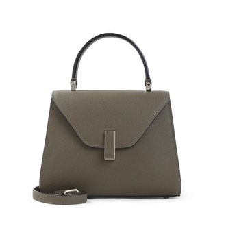 Valextra Iside Top Handle Mini Bag - female - Valextra - Handbags - Green - ONE SIZE - Bags