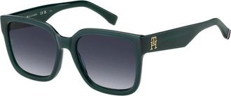 Tommy Hilfiger TH 2342/S Zi 9(08) Zonnebril - Dames - Zonnebrillen - Groen - 56 MM - Accessoires