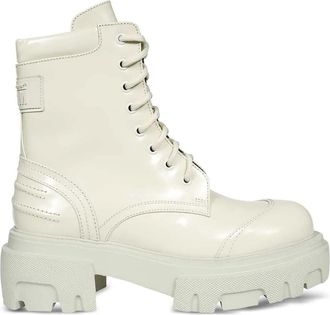 Msgm Laarzen met plateauzool - Wit