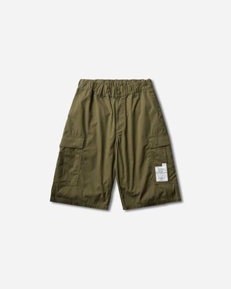Neighborhood Men s Wide Cargo Short Pants Olive Drab