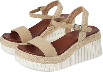 Mia Yanis Womens Wedge Shoes Sand : 8.5 M, Faux Leather