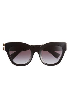Miu Miu 51mm Gradient Square Sunglasses in Black /Grey Gradient at Nordstrom