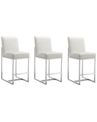 Manhattan Comfort Set Of 3 Element Counter Stools