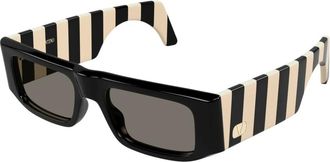 Valentino Sunglasses, female, Multicolor, Size: 52 MM V-logo Rectangle-frame Sunglasses