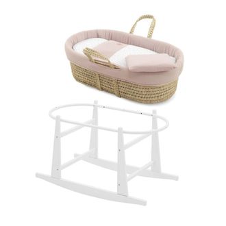 Cambrass Moises rosa+patas blanco 39x80x25 cm